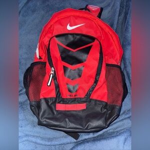 Nike max air back pack red and black